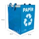 Taschen zur Mülltrennung SORT EASY 3 BASIC, 30x30x40 cm, 3 x 36 l, 3 Stk