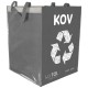 Taschen für die Mülltrennung SORT EASY 4 METAL, 30x30x40 cm, 4x36 l, 4 Stück