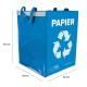 Taschen für die Mülltrennung SORT EASY 3 BASIC DE, 30x30x40 cm, 3 x 36 l, 3 St.