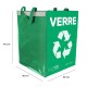 Taschen zur Mülltrennung SORT EASY 3 BASIC FR, 30×30×40 cm, 3 x 36 l, 3 Stk.