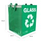 Taschen für die Mülltrennung SORT EASY 3 BASIC EN, 30 x 30 x 40 cm, 3 x 36 l, 3 Stück