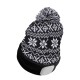 Mütze mit Stirnlampe 180 lm, wiederaufladbar, USB, Einheitsgröße, Baumwolle/PE, Winter-Schwarz