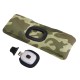 Stirnband mit Stirnlampe 180 lm, wiederaufladbar, USB, Einheitsgröße, Baumwolle/PE, Tarnmuster