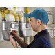 Basecap mit LED-Licht B-CAP 25 lm, wiederaufladbar, USB, Einheitsgröße, blau