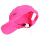 Schirmmütze mit LED-Licht B-CAP 25 lm, wiederaufladbar, USB, Einheitsgröße, rosa