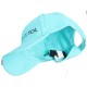 Schirmmütze mit LED-Licht B-CAP 25 lm, wiederaufladbar, USB, Einheitsgröße, türkis