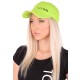 Basecap mit LED-Licht B-CAP 25 lm, wiederaufladbar, USB, Einheitsgröße, fluoreszierend grün