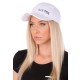 Basecap mit LED-Licht B-CAP 25 lm, wiederaufladbar, USB, Einheitsgröße, weiß