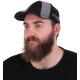 Reflektierende Basecap mit LED-Licht B-CAP SAFETY 25 lm, wiederaufladbar, USB, Einheitsgröße, schwar
