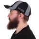 Reflektierende Basecap mit LED-Licht B-CAP SAFETY 25 lm, wiederaufladbar, USB, Einheitsgröße, schwar
