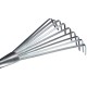 Einhand-schwedische Harke, Länge 350 mm, ergonomischer Griff
