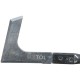 L-förmiges Garten-Unkrautmesser, Länge 315 mm, ergonomischer Griff