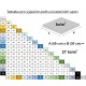 Nivellierclips-Set LEVEL SYSTEM T-HOLD 1mm, 200 Stück