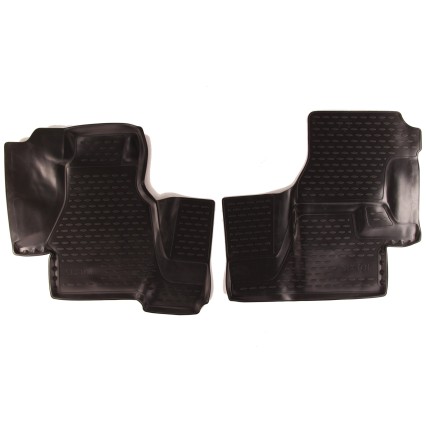 3D Gummifußmatten für MERCEDES-BENZ Sprinter Classic (W909), 2000-2006, 2013->, 2 Stück