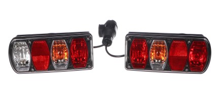 Satz Leuchten mit Kabel und 13-poligem Stecker für Fahrradträger E-BIKE PREMIUM - Ersatzteil