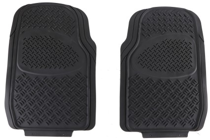 Universelle Gummiautofußmatten CAR MAT UNI SET 1, vorne, 2 Stück