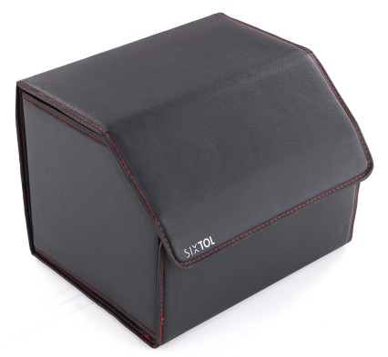 Kofferraum-Organizer CAR COMPACT LEATHER M, 1 Fach, faltbar, mit Deckel