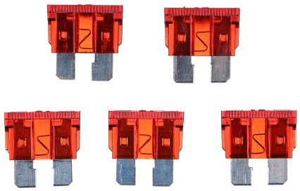 Kfz-Flachsicherungen-Set, Mechaniker-Sicherungssatz, 10 A, 100 Stück