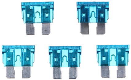 Satz Flachsicherungen fürs Auto MECHANIC FUSE SET 15A, 100 St.