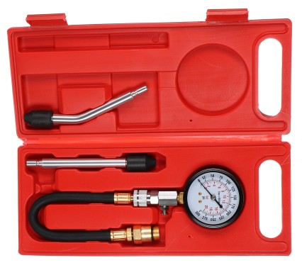Satz zur Kompressionsprüfung für Benzinmotoren MECHANIC ENGINE TESTER 4, 0-20 bar, 4 Stück