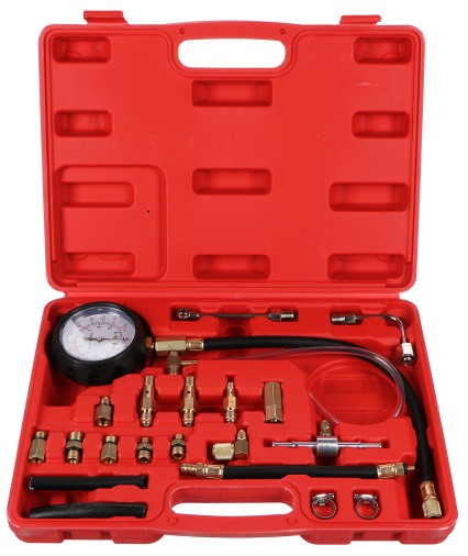 Druckprüf-Set für Benzinmotoren MECHANIC ENGINE TESTER 20, 0-10bar, 20-teilig