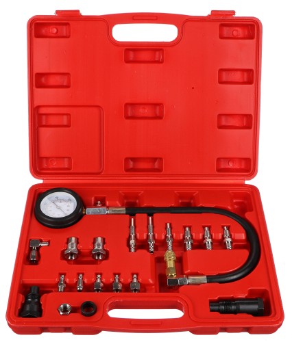 Satz zur Prüfung des Zylinderdrucks von Dieselmotoren MECHANIC ENGINE TESTER 21, 0-70 bar, 21-tlg.