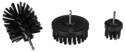 Bürstenset für Bohrmaschine zur Autoreinigung CAR DETAILING DRILL BRUSH 3 HARD, 3 Stück