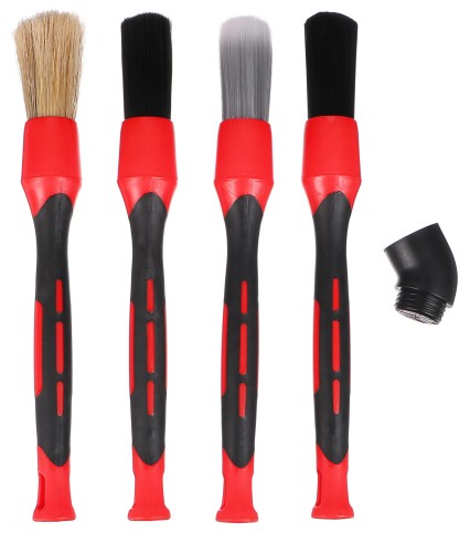 Satz präziser Bürsten mit austauschbaren Aufsätzen zur Autoreinigung CAR DETAILING BRUSH 4