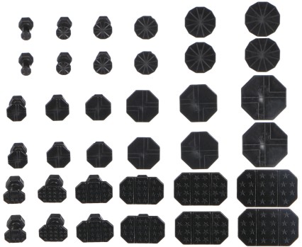 Set von Aufsätzen zur Reparatur eingedellter Karosserie CAR BODY REPAIR SET 40