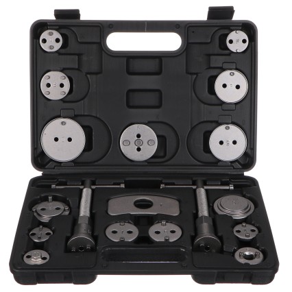 Bremssattelrückstellwerkzeug MECHANIC BRAKE SET BLACK 18, 18-teiliges Set