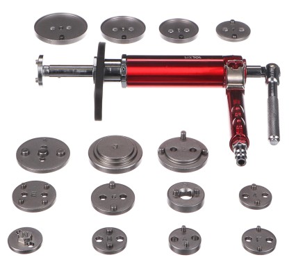 Pneumatischer Bremskolbenrücksteller MECHANIC BRAKE SET PNEU 16, 16-teiliges Set