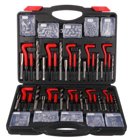 Mechanisches Gewindereparatur-Set MECHANIC THREAD SET 261, M5 - M12, 1/4UNC-1/2UNC, 261-teilig
