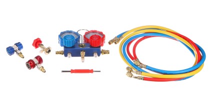 Set zur Druck- und Dichtigkeitsprüfung der Fahrzeugklimaanlage MECHANIC AC TESTER 1