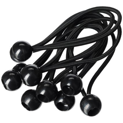 Set von Spanngummis mit Kugelverschluss CARGO CORD SET 3, 15 cm, 10 Stk