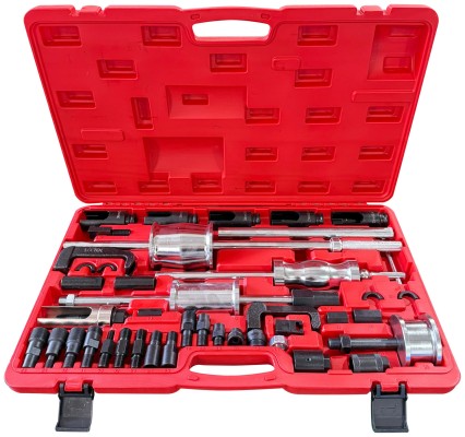 Satz zur Demontage von Einspritzdüsen mit Rückschlaghammer MECHANIC PULLER SET 2, 40 Teile