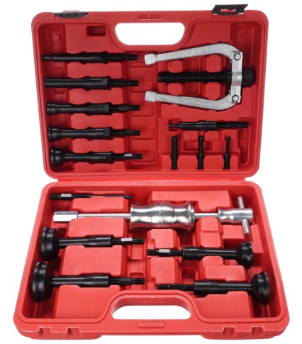 Satz von Innenlager-Abziehern mit Gleithammer MECHANIC BEARING PULLER 5, 16 Teile