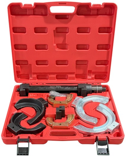 Satz Federspanner für Stoßdämpfer mit austauschbaren Gabeln MECHANIC SPRING SET 5