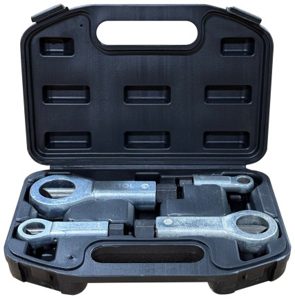 Satz zum Ausschneiden beschädigter Muttern MECHANIC NUT REMOVER 1, 4-teilig