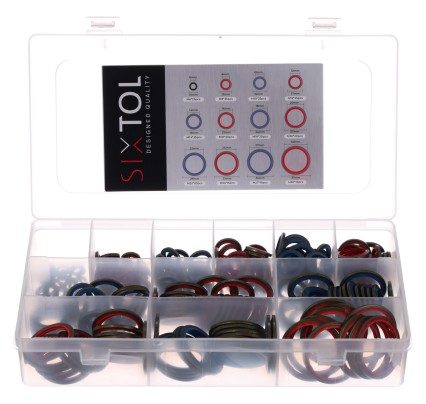 Satz hydraulischer Dichtungen mit Gummilippe MECHANIC RING SET 4, 245 Stück