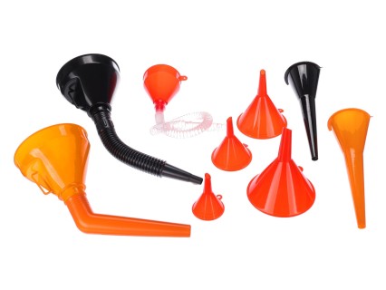Set Trichter zum Nachfüllen von Flüssigkeiten MECHANIC FUNNEL SET 3, 9 Stück