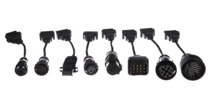 Komplettes OBD-II-Adapterset für Lkw MECHANIC CABLE SET 2, 8 Stück