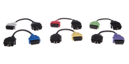 Komplettset OBD-II FiatECUScan-Reduzierungen für Pkw MECHANIC CABLE SET 3, 6-tlg
