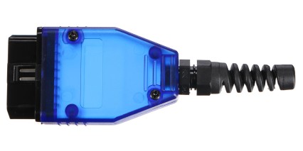 OBD-II-Stecker mit 16 Pins zur Montage eines eigenen Kabels MECHANIC CABLE 31, blau