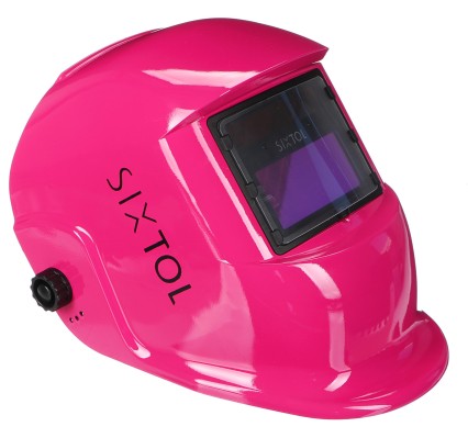 Selbstverdunkelnder Schweißhelm WELDING MASK 4, rosa