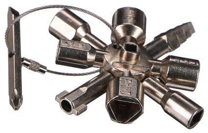 Universalschlüssel für Serviceschränke UNI SERVICE BOX 13