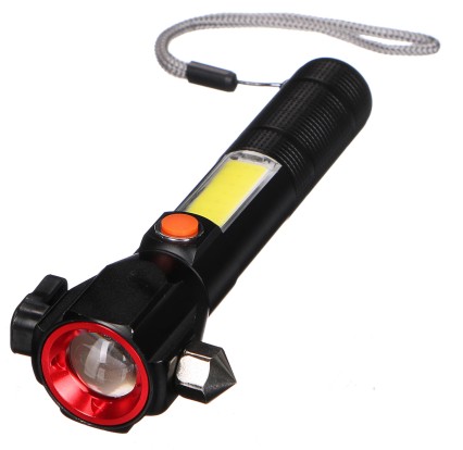 Sicherheits-Autotaschenlampe mit Magnet CAR LAMP SAFETY, 300 lm, COB-LED, USB