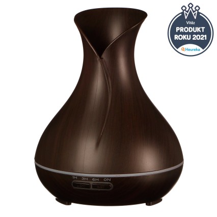 Aroma‑Diffusor Vulcan in dunklem Holz 350 ml
