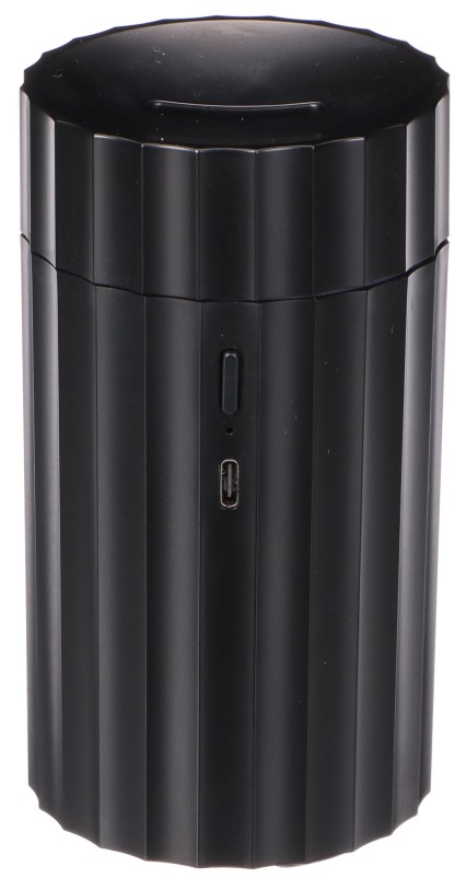 Aroma Diffusor Car Flame schwarz 100ml, USB-C, für Getränkehalter