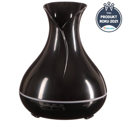 Aroma-Diffusor Vulcan schwarz glänzend 350 ml