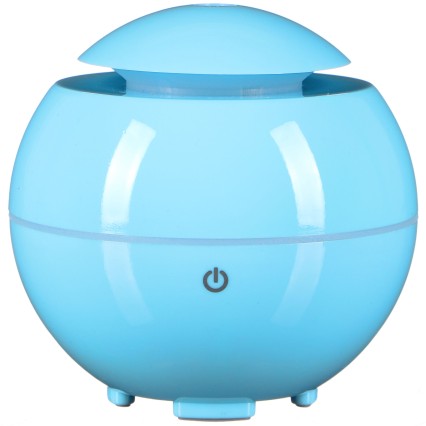 Aroma-Diffusor Globe, Blau glänzend, 150 ml